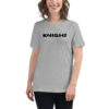 T-shirt femme logo Knight noir – Image 2
