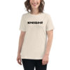 T-shirt femme logo Knight noir – Image 3