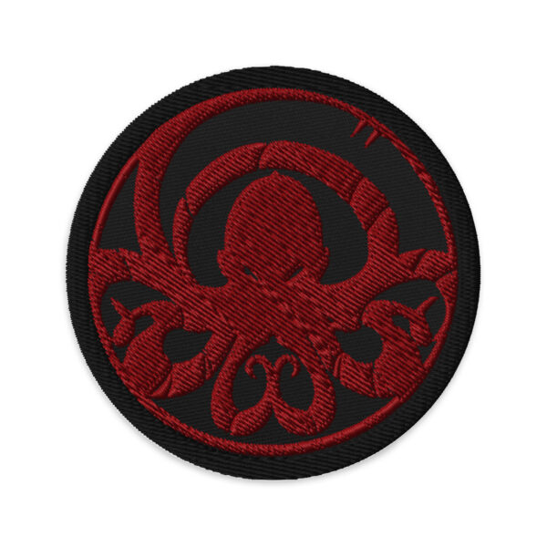 Patch brodé - Section Kraken rouge