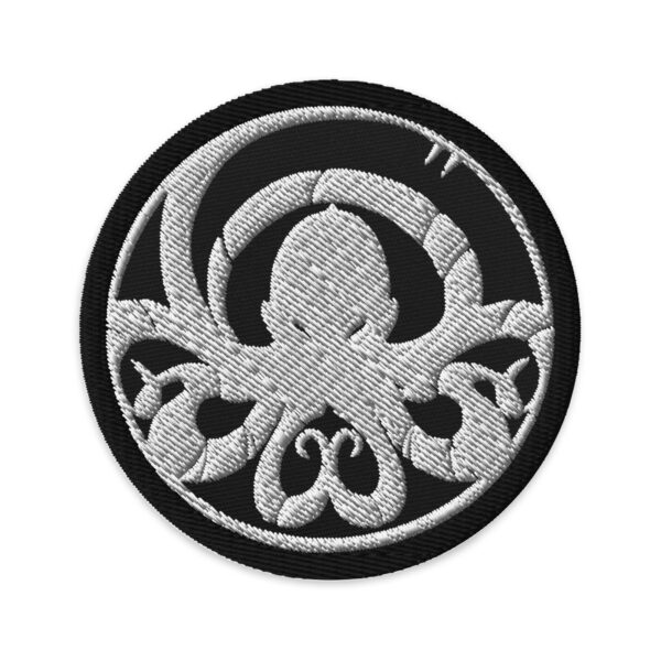 Patch brodé - Section Kraken blanc