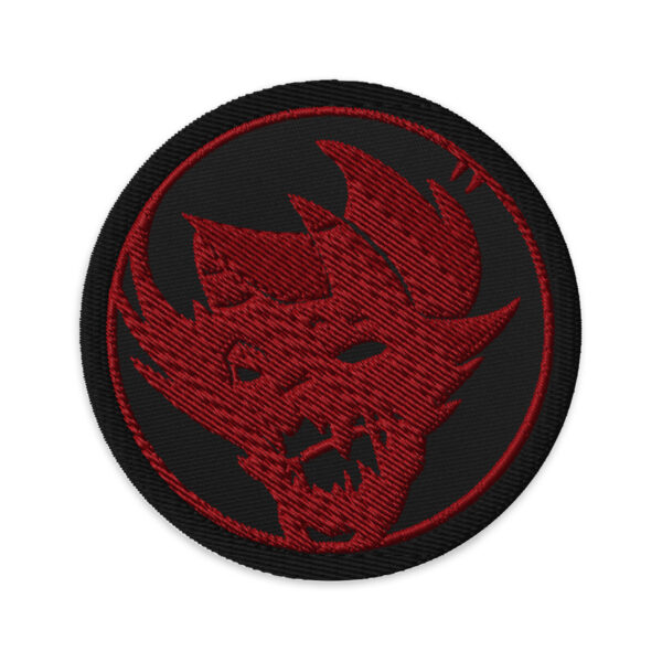 Patch brodé - Section Tarasque rouge