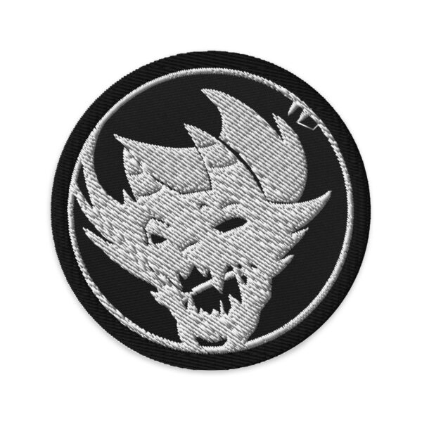 Patch brodé - Section Tarasque blanc