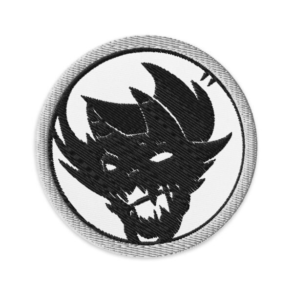 Patch brodé - section Tarasque noir