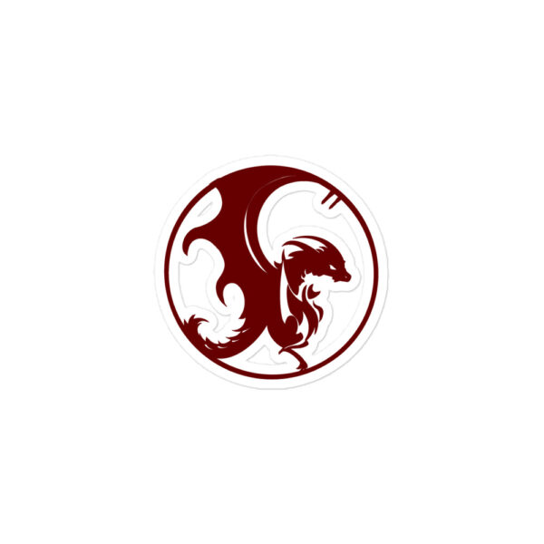 Autocollant - Section Dragon rouge