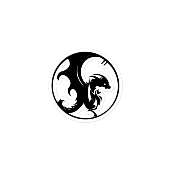 Autocollant - Section Dragon noir
