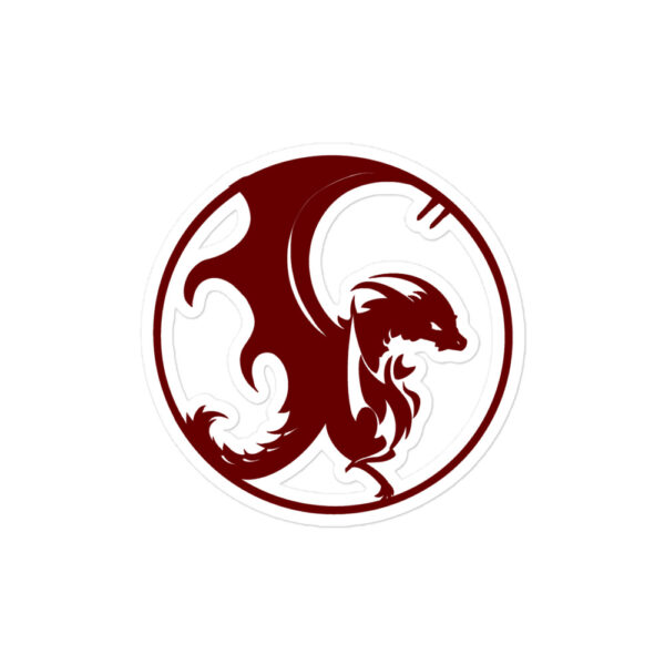 Autocollant - Section Dragon rouge – Image 2