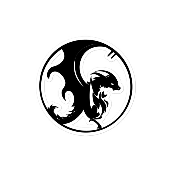 Autocollant - Section Dragon noir – Image 2
