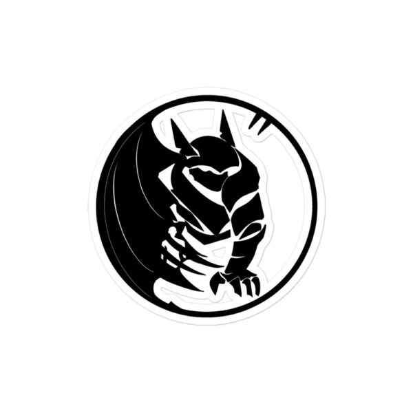 Autocollant - Section Gargoyle noir – Image 2