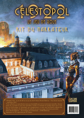 Célestopol 1922 : Le jeu de rôle – Kit du narrateur