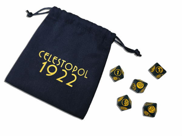 Célestopol 1922 : Le jeu de rôle – 5 dés de la Lune